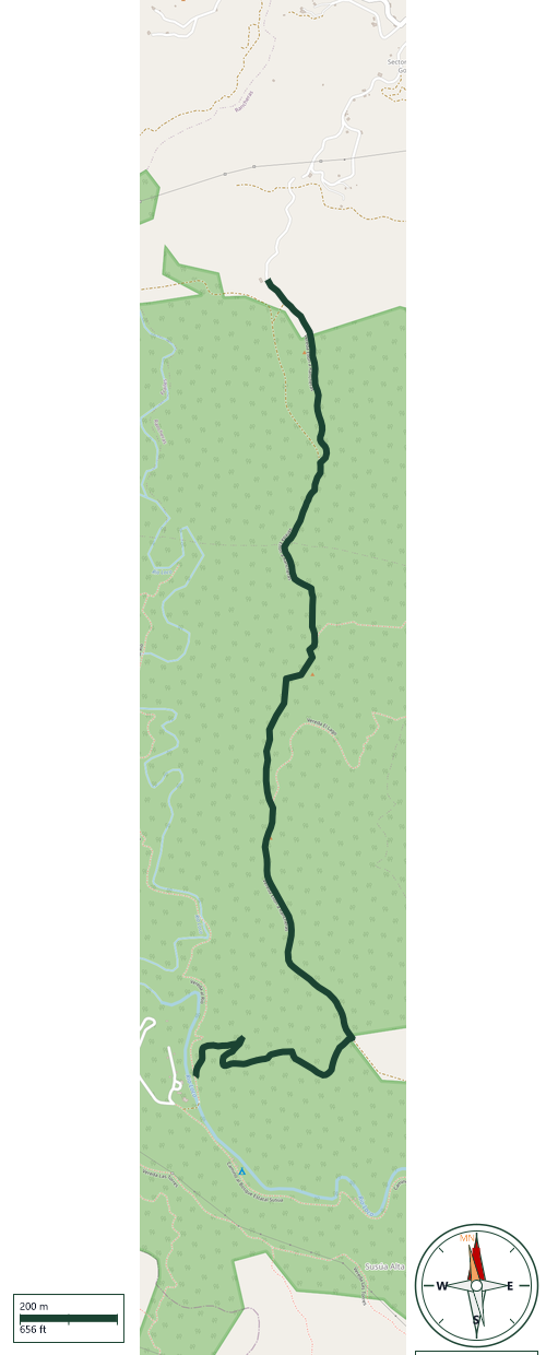 Mapa de Vereda Elión a Rancheras