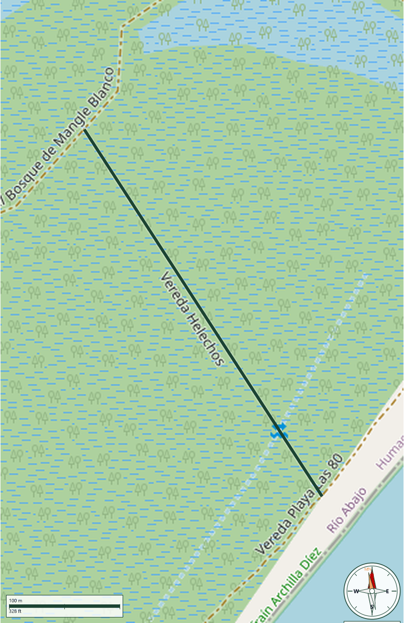 Mapa de Vereda Helechos