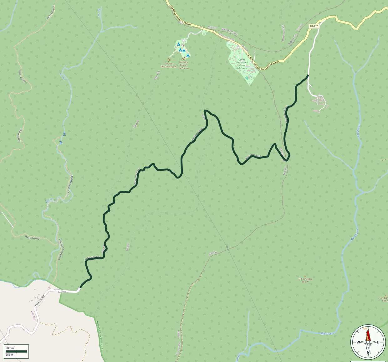 Mapa de Vereda Hoconuco