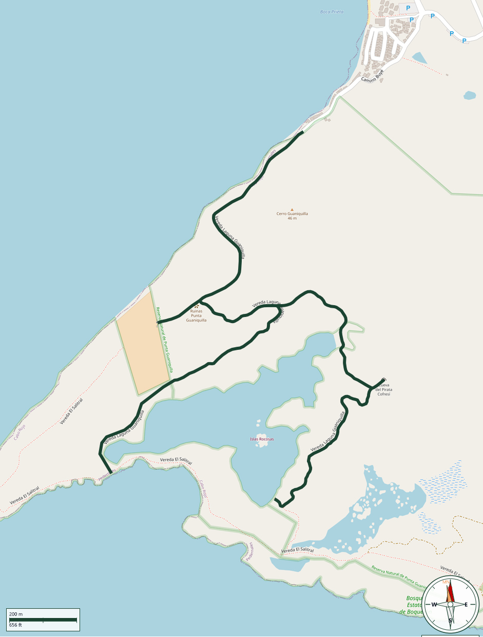 Mapa de Vereda Laguna Guaniquilla