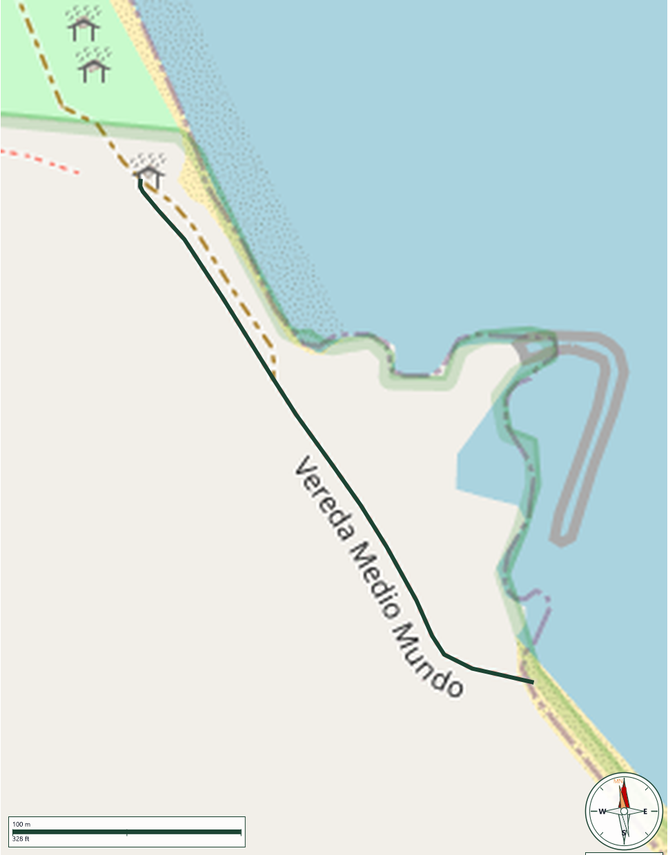 Mapa de Vereda Medio Mundo