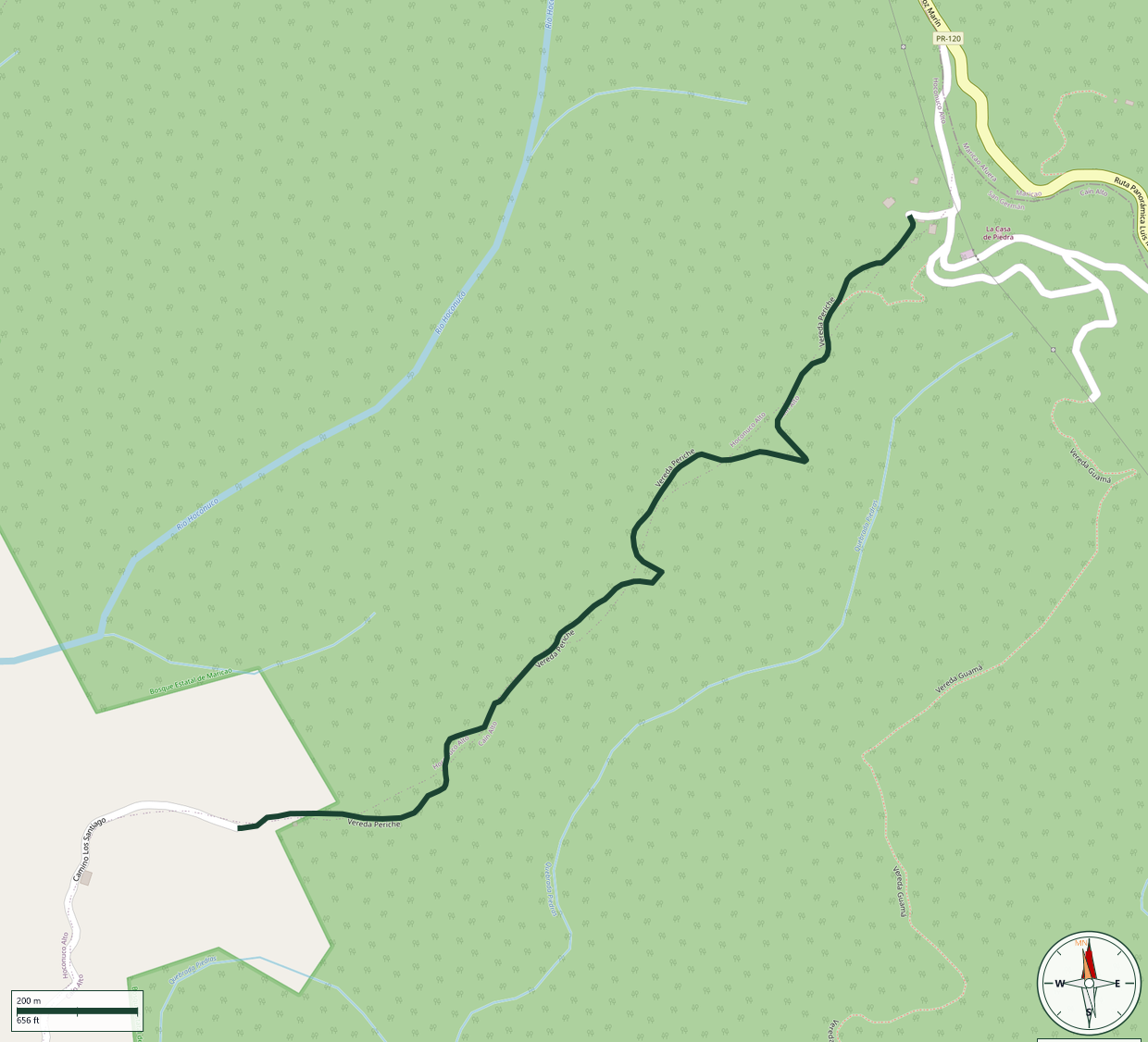 Map of Vereda Periche