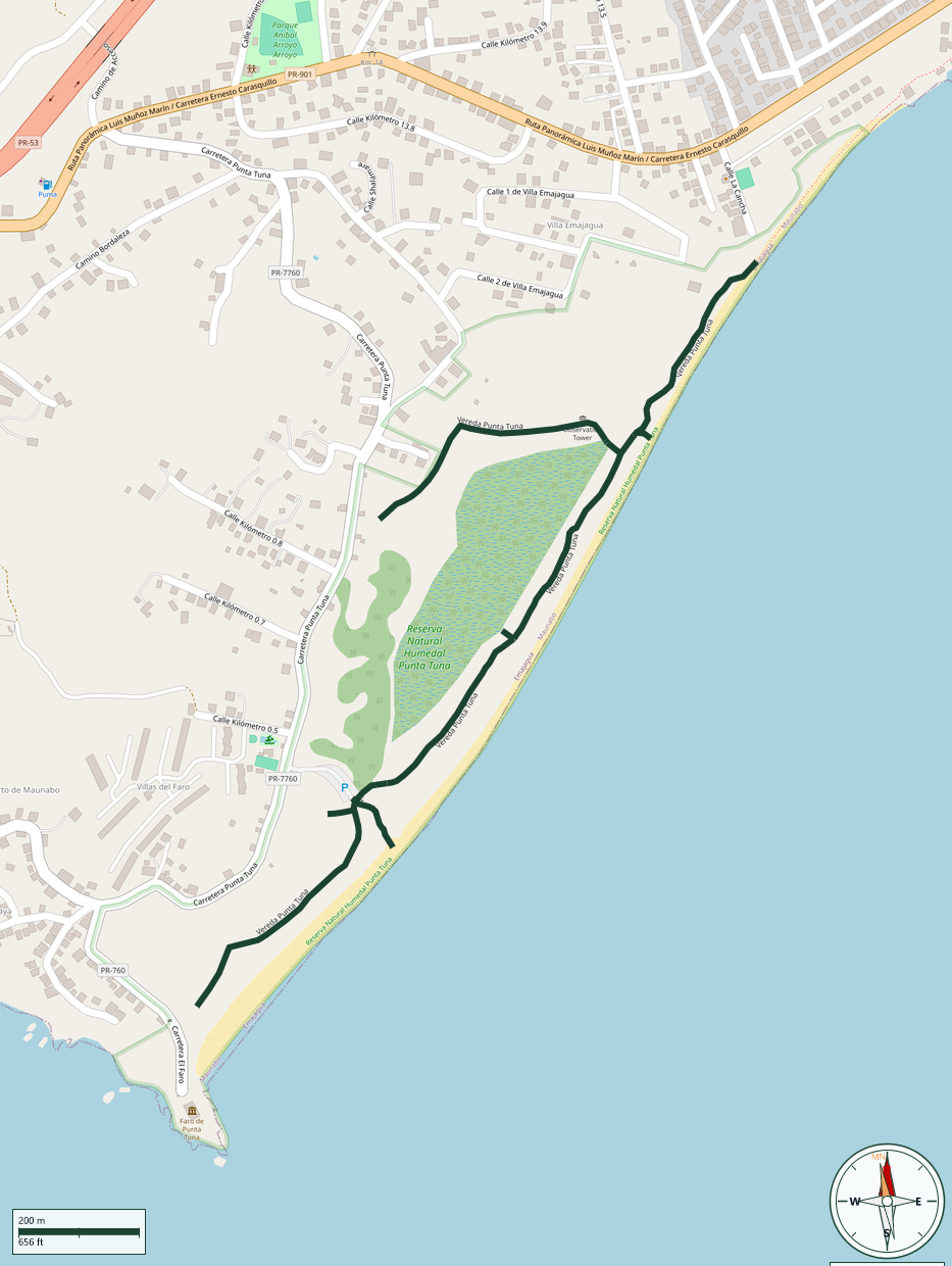 Mapa de Vereda Punta Tuna
