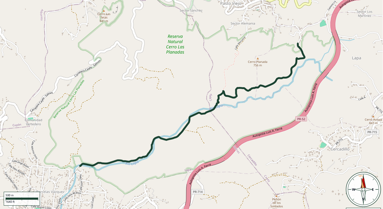 Mapa de Vereda Rio Lapa