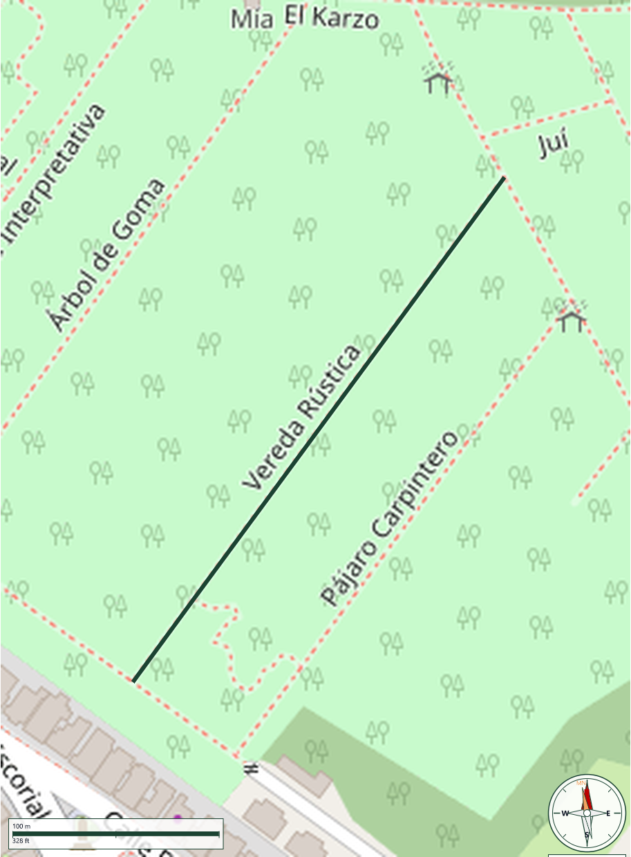 Mapa de Vereda Rústica